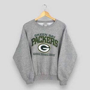 Green Bay Packers NFL Green Bay Packers Printed Log shirt sweatshirt grey '99
